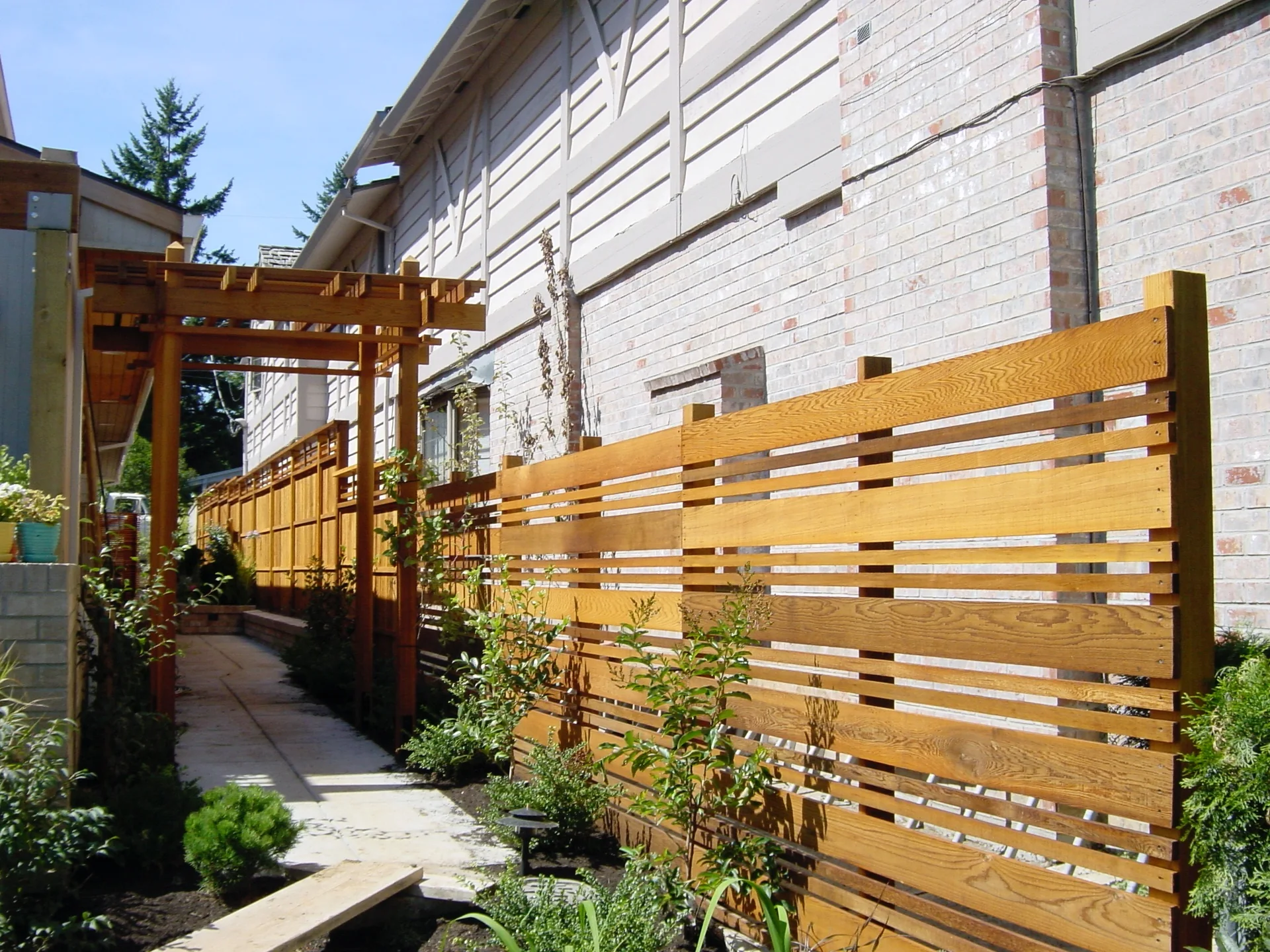 Cedar trellis detail by Adrian's Quality Fencing and Decks